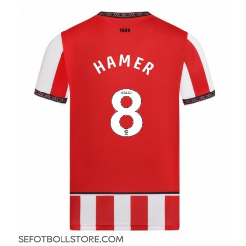 Sheffield United Gustavo Hamer #8 Replika Hemmatröja 2025-26 Kortärmad